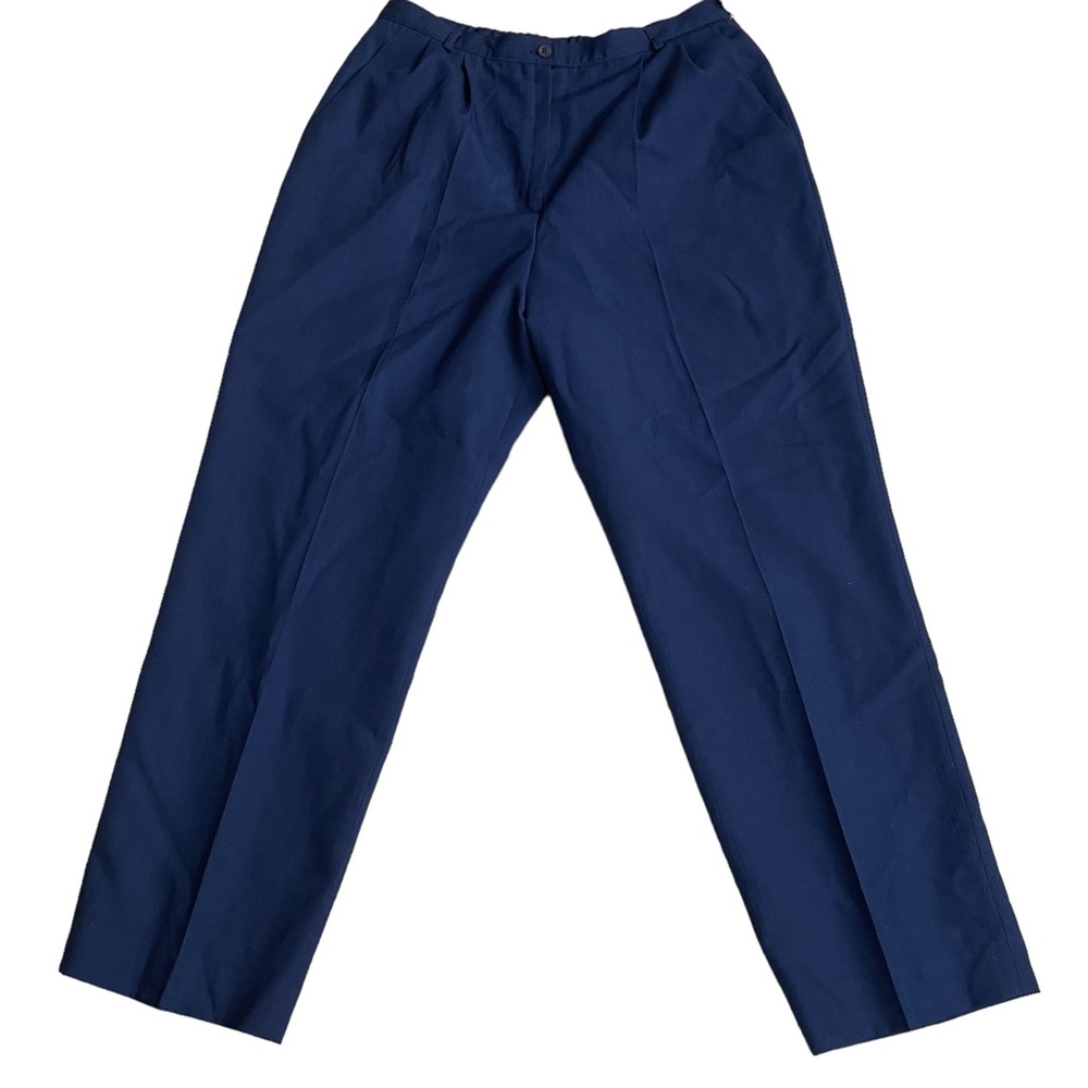 Pendleton made in USA High Rise polyester rayon Lined‎ Women Sz 16 Navy nwt